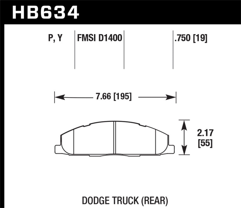 Hawk 09-14 Dodge Ram 2500/3500 Rear LTS Brake Pads
