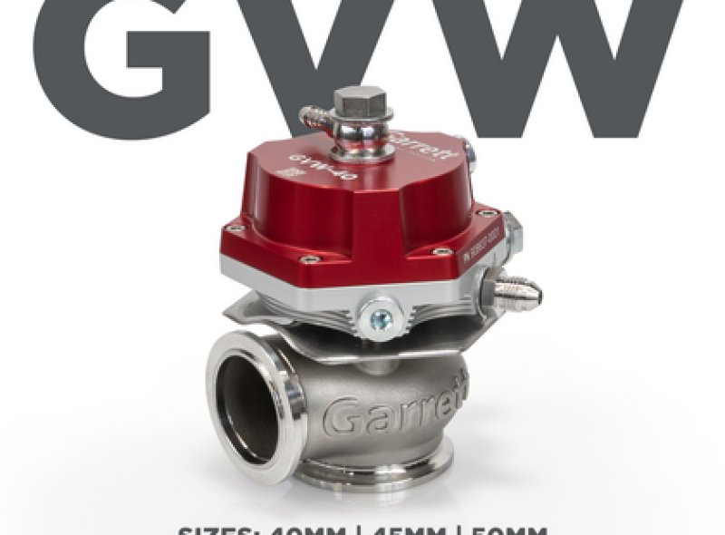 Garrett GVW-50 50mm Wastegate Kit - Red