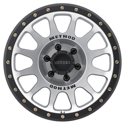 Method MR305 NV 17x8.5 0mm Offset 6x135 94mm CB Machined/Black Street Loc Wheel