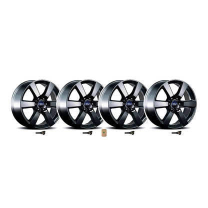 Ford Racing 15-16 F-150 20in x 8.5in Wheel Set with TPMS Kit - Matte Black
