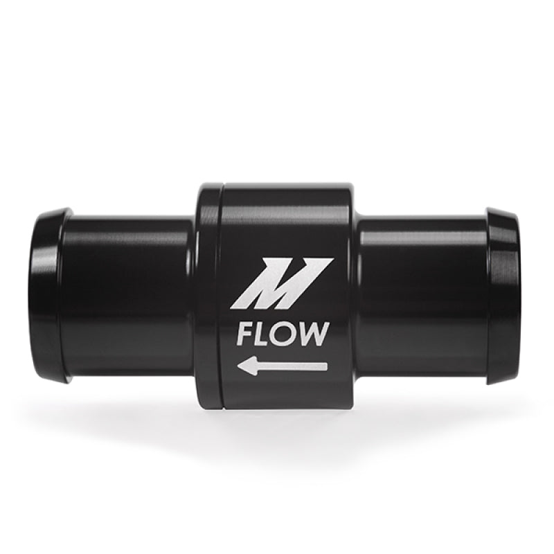 Mishimoto One-Way Check Valve 3/4in Aluminum Fitting - Black