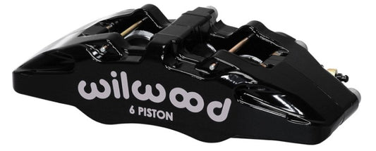 Wilwood Caliper-Forged Dynapro 6 5.25in Mount-R/H 1.62/1.38in/1.38in Pistons .38in Disc