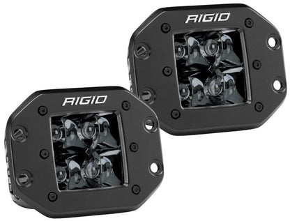 Rigid Industries D2 - Midnight Edition Flush Mount Spot Lights